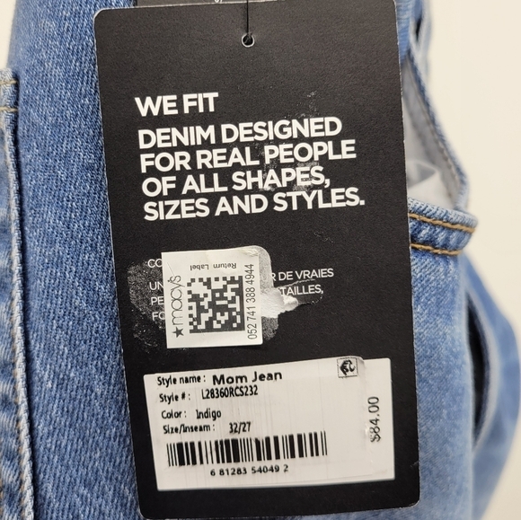 Silver Jean Co. Mom Jeans High Rise Tapered size 32 NWT - Picture 12 of 17